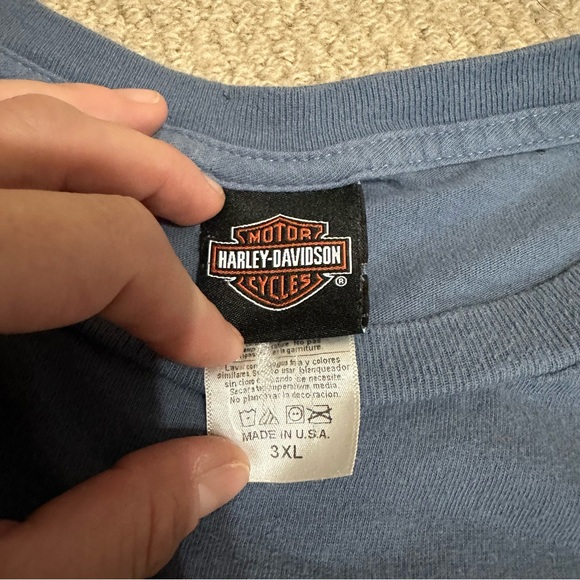 Motor Harley Davidson Cycles US 129 Dragon Tallassee Smokey Mountain Shirt 3XL - Picture 9 of 11